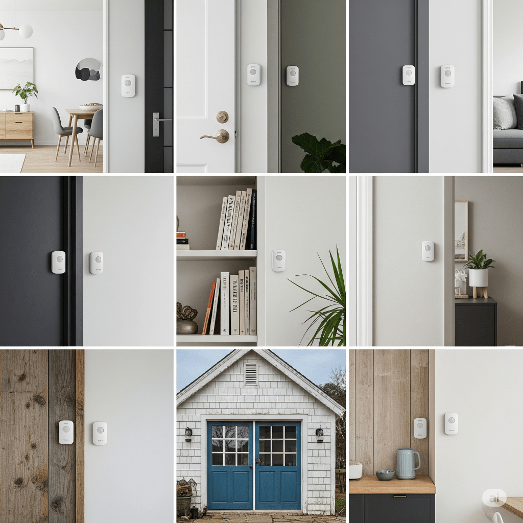 Hogar inteligente con sensor TP-Link Tapo T100 activando luces automáticamente