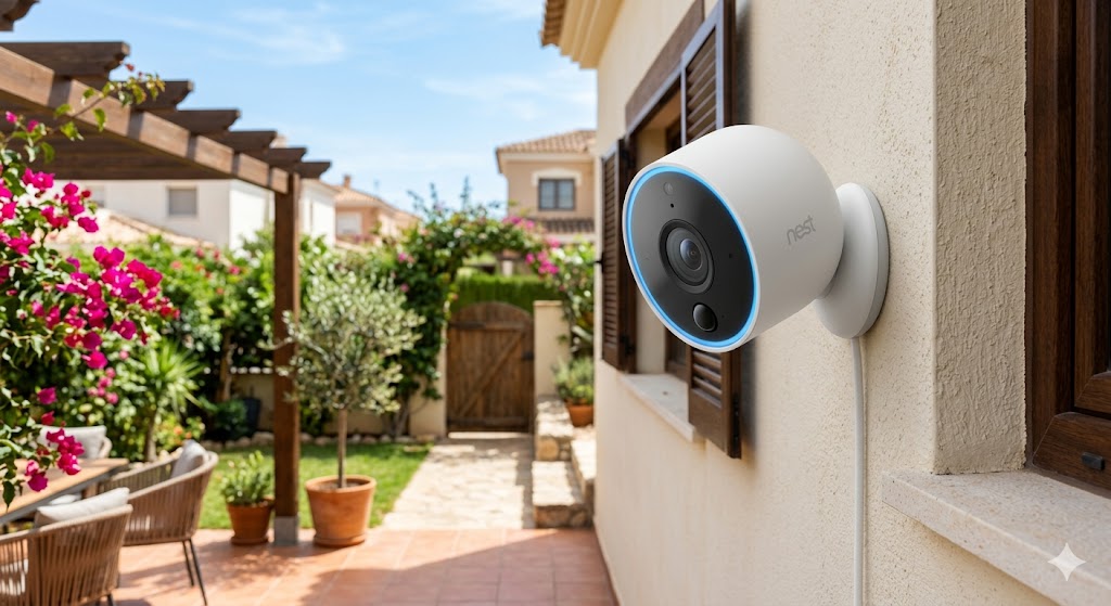 Imagen de una camara de vigilancia 