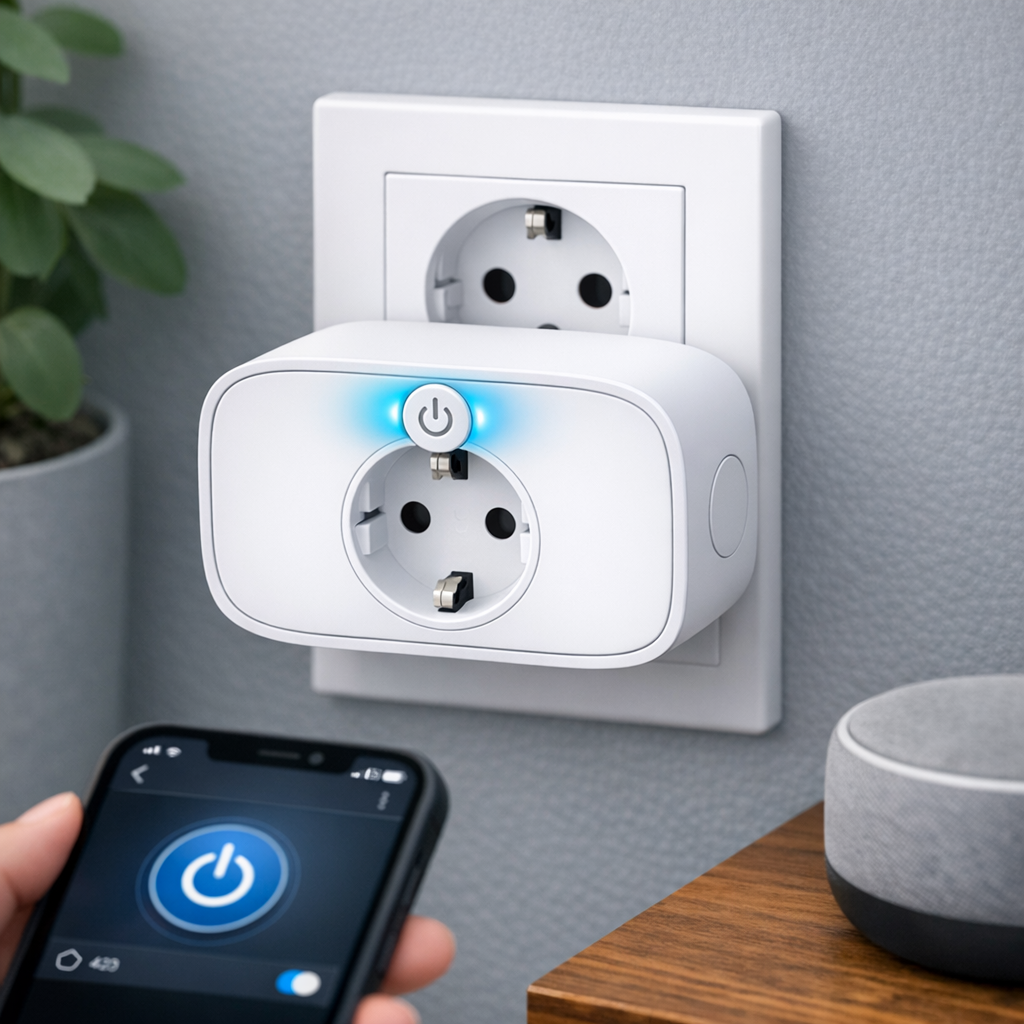 imagen de un enchufe inteligente 